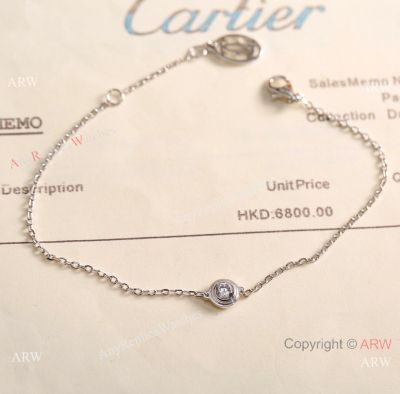 TOP Replica CNC Cartier d'Amour Bracelet Single Diamond